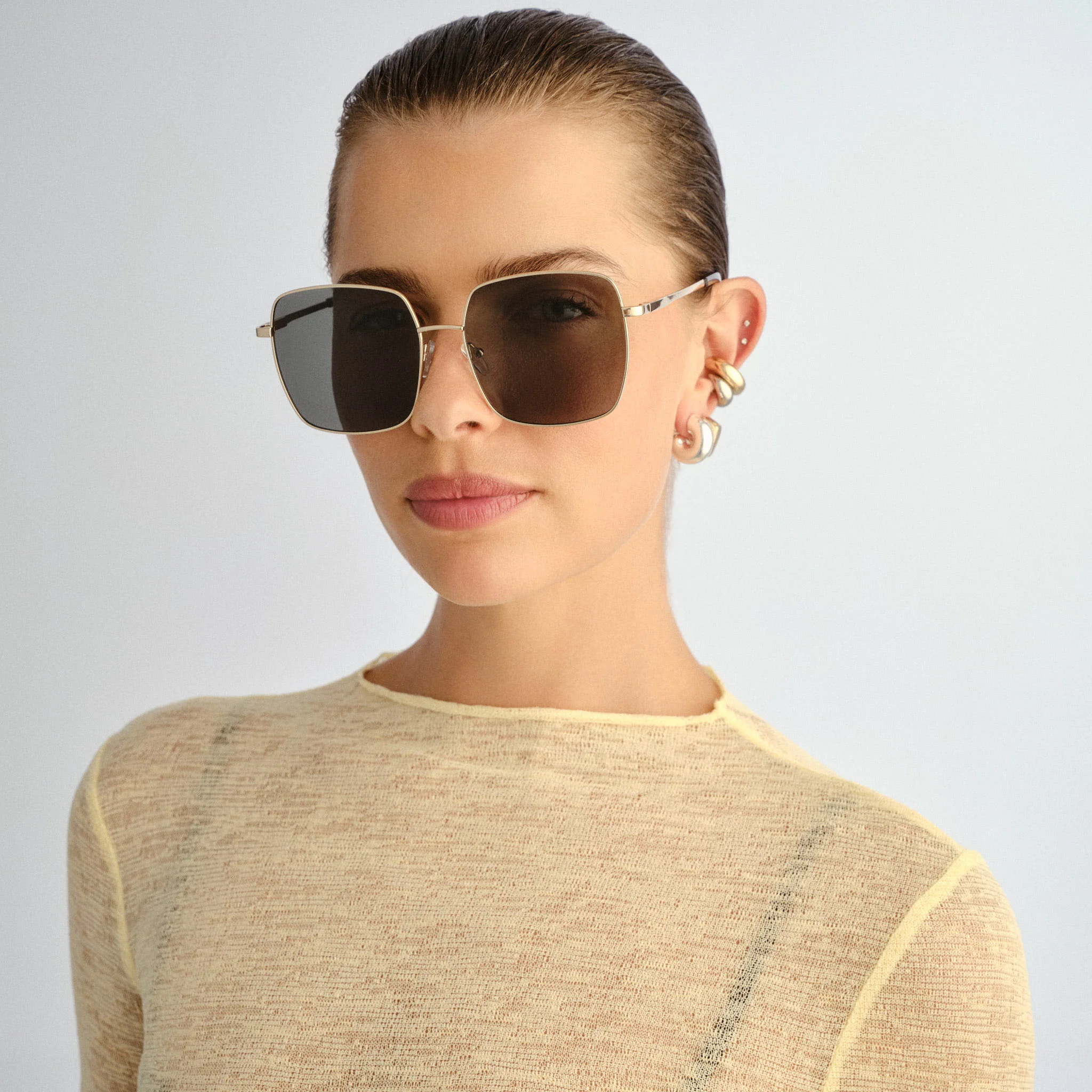 THE CHERISHED | GOLD KHAKI MONO POLARISED - Image 2